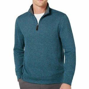 Sudadera de moda para hombre con media cremallera, forro polar, tejido, logotipo personalizado, cuello alto, cremallera de cuarto, transpirable, estampado digital, para invierno 2026 - Product Image 1