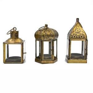 Farolillo Marroquí Mini de Alta Venta, Faroles Marroquíes para Velas, Colección Decorativa para Bodas, Farolillo Metálico para Velas de Tamaño Mediano - Product Image 1