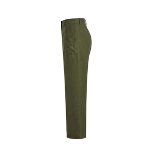 Pantalon de jogging taille haute personnalisé pour femme, en mélange de coton, style athleisure, vente en gros, production de marque de mode - Product Image 1