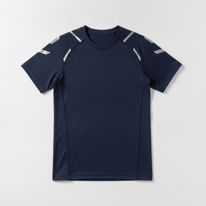 Premium Quality Compression T Shirt Men High Elastic Fitness Wear Wholesale Custom <b>Logo</b> Running Athletic Sports Tee - Product Image 1