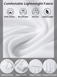 <b>Men</b> Hoodie Sweatshirt basicscotton blended Polyester Fleece Blend <b>Pullover</b> Warm Streetwear Drop Shoulder Plain Custom Fit Hoodie - Product Image 3