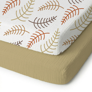 Sábana de Cuna de Muselina de Bambú Bambu Basics, Suave para Ti y para el Medio Ambiente, Cubre Colchón Ajustable para Bebés Niños y Niñas - Product Image 4