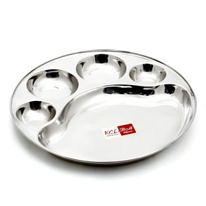 Juego de 6 Platos de Acero Inoxidable (12 cm) con Acabado Espejo, Ideales para Servir Aperitivos, Desayunos y Postres - Product Image 4