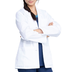 Camice da laboratorio con stampa logo personalizzata per laboratorio medico, camice da laboratorio di alta qualità per ospedale, medico, infermiere e <span class=keywords><strong>personale</strong></span> in tutti i colori - Product Image 4