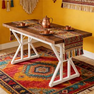 Sturdy & Durable Multifunctional Farmhouse <b>Dining</b> <b>Table</b> Wooden <b>Table</b> Only - Product Image 3