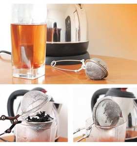 Stainless Steel Eco-Friendly Durable Modern Handmade <b>Tea</b> Strainer Mesh Flower <b>Infuser</b> for Kitchen <b>Tea</b> Making and Resting Pot - Product Image 2