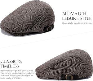 หมวกเบเร่ต์ปักโลโก้ตามสั่ง ขายส่ง สไตล์อังกฤษ ผ้าฝ้าย ยูนิเซ็กส์ แฟชั่นสไตล์ศิลปิน ทรงแบน ปรับขนาดได้ สำหรับกิจกรรมกลางแจ้ง ฤดูหนาว HS-BERET-1 - Product Image 2