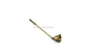 Accessoire décoratif pour bougie et outil d'étouffement en laiton vintage par Azora Industries - Product Image 4