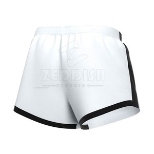 Shorts de Mujer de Cintura Alta, Transpirables, de Color Sólido, Poliéster/Algodón, Venta al Por Mayor - Product Image 4