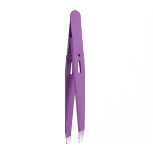 Pinza de Cejas Profesional Ergonómica de Acero Inoxidable con Punta Inclinada, de Alta Calidad, Ecológica, Ligera y Duradera - Product Image 3