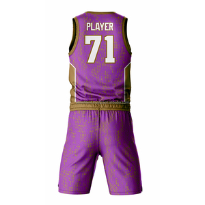Ensemble de maillots de basket-ball de haute qualité, imprimé numérique, grande taille, respirant, séchage rapide, antibactérien, pour hommes adultes - Product Image 2