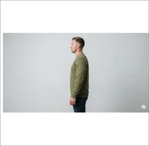 เสื้อสเวตเชิ้ตคอกลมผ้าฝ้าย ราคาขายส่ง ทรงปกติ เสื้อผ้าลำลองสำหรับฤดูหนาว ผลิตเสื้อผ้าตามสั่ง พร้อมปักโลโก้ เสื้อสเวตเชิ้ตผู้ชาย - Product Image 3