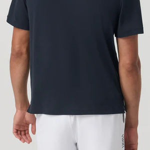 T-shirt confortable pour homme à col rabattu moderne, idéal pour le quotidien, en tissu extensible de qualité supérieure, production en gros, directement de l'usine. - Product Image 5