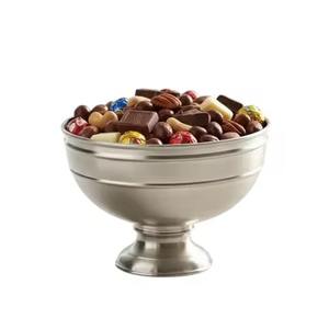 Bol à chocolat décoratif fait à la main, résistant à la chaleur, moderne, en métal, en acier inoxydable, pour servir des fruits secs, des collations - Product Image 3