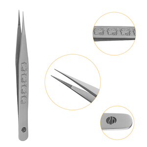 Pinzas para Pestañas Stahlmann Pro Profesionales de Alta Calidad con Logotipo Personalizado, Acero Inoxidable, Lisas y Dentadas, Finas, Duraderas, Agarre Perfecto - Product Image 2