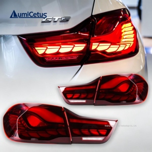 Feux arrière LED LUMICETUS 2013-2020 pour Série 4 F32/F36/F82 M4 425i 430i Clignotants dynamiques animés séquentiels Frein Stop - Product Image 1