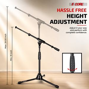 Support de microphone sur pied réglable avec bras télescopique - Product Image 2
