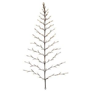 Metal Christmas Tree Decorations Gold and Silver Star Top Tabletop Ornament No <b>Lights</b> Included Indoor Pine Style - Product Image 3