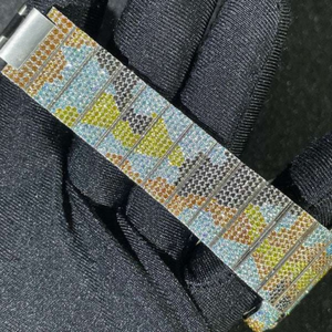 Brand New High Quality Iced Out Lab Grown <b>Watch</b> Colorless Diamond <b>Watch</b> for <b>Men</b> Best Quality Wholesale Price - Product Image 4
