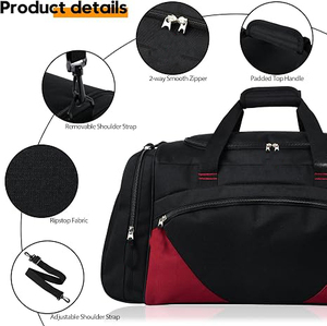 Tactical Outdoor Cordura Duffle Bag - Water Resistant Gym Bag - Heavy Duty <b>Large</b> Travel <b>Holdall</b> for <b>Men</b> Sports - Product Image 6