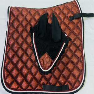 New Horse Saddle Pad Customized Color Horse Saddle Pad High Quality <b>Equestrian</b> Saddle Pads Set - Product Image 5