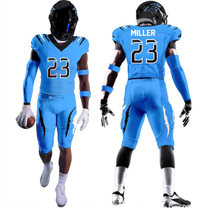 Uniforme de Fútbol Americano de Manga Corta Transpirable de Alta Calidad a Precio Económico, Más Vendido, con Colores y Tallas Personalizadas - Product Image 1