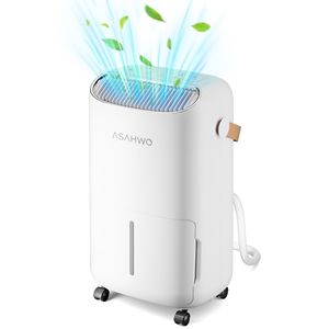 45 Punti. 4.500 mq Deumidificatore Bianco con Secchio e Tubo di Scarico per Seminterrati, Garage e Ambienti Umidi - Product Image 2