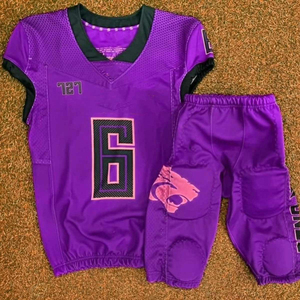 Maillot de football américain personnalisé, respirant, nouveau style, extensible, dernier design, uniformes de football américain - Product Image 6