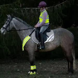 Nouveauté : tapis de selle en cuir de style anglais, durables, imperméables, personnalisables, spécifiques aux chevaux de course, fabriqués au Pakistan - Product Image 4