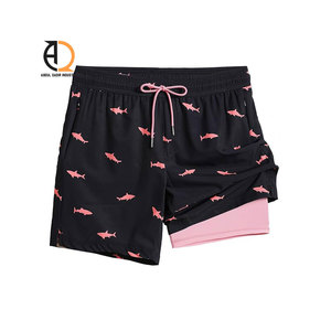 Mens Swim Shorts Athletic Beach Swim Shorts - Product Image 3