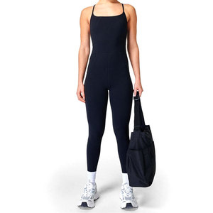 Wholesale Women Yoga <b>Jumpsuit</b> Custom Logo Lightweight Stretch One Piece Sportswear For Gym And Fitness - Product Image 1