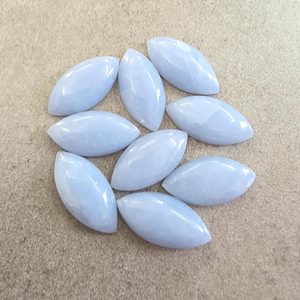 Opale rose naturelle, taille marquise, cabochon à dos plat, calibrée, qualité AAA, certifiée par un tiers, Rajasthan, toutes tailles disponibles - Product Image 3