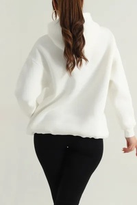 เสื้อฮู้ดดี้ผู้ชาย Ever Glow สำหรับฤดูหนาว กันน้ำ ระบายอากาศได้ดี เป็นมิตรกับสิ่งแวดล้อม ผลิตจากผ้าขนสัตว์ สไตล์ฮิปฮอป ลำลอง พร้อมโลโก้แบบกำหนดเอง - Product Image 2