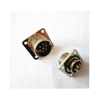 Connecteur de valve servo à 7 broches, prise de valve proportionnelle à 4 broches pour l'automatisation industrielle