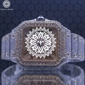Charm_Jewels Luxury Stainless Steel Rectangle <b>Mechanical</b> <b>Watch</b> 38mm Analog Sapphire Crystal Folding Clasp Women - Product Image 4