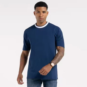 Camisetas de Manga Corta de Alta Calidad 100% Algodón con Impresión Personalizada al por Mayor, Estilo Urbano, Secado Rápido, Última Tendencia, Talla Grande para Hombre - Product Image 4