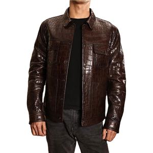 แจ็คเก็ตผู้ชายหนังวัวแท้ทอเคลือบ ฮู้ด คอตั้ง ระบายอากาศ กันลม ทรงเข้ารูป สำหรับกิจกรรมกลางแจ้ง ขายดี บริการ OEM - Product Image 3