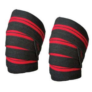 Bandes de genou de sécurité pour la musculation et l'haltérophilie, en Spandex et Nylon, réglables avec fermeture auto-agrippante, respirantes, prix de gros - Product Image 1