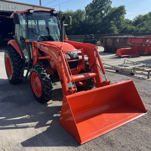 Tracteur compact KUBOTA M6060 durable de 65 CV avec chargeur frontal, direction hydraulique, équipement agricole prêt pour l'exportation en Belgique - Product Image 1