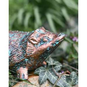 Sculpture de hérisson en bronze artisanale, prix d'usine, fournitures de jardin, ornements et accessoires - Product Image 5