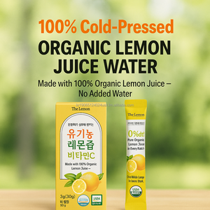 Bâtonnets de poudre de jus de citron biologique OEM Corée 14 sachets de vitamine C pressée à froid - Product Image 2