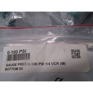 Manomètre MILLIPORE 01-0121-E 0-100 psi, 1/4" - Équipement et pièces semi-conductrices de renommée mondiale - Product Image 5