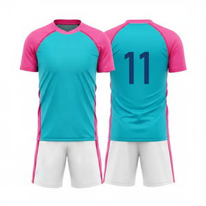 Uniforme de Fútbol Personalizable al por Mayor con Logotipo para Hombre, Verano, 100% Poliéster, Tejido de Malla Transpirable, Secado Rápido, Manga Larga - Product Image 6