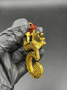 Colgante Personalizado con el Número 5 de la Suerte, Plata de Ley 925, con Inicial en Forma de Corona, Estilo Hip Hop para Hombre - Product Image 2