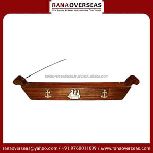 Porte-encens en bois à forte demande Brûleur d'aromathérapie à incrustation en laiton de qualité supérieure disponible au meilleur prix auprès d'un fournisseur de confiance - Product Image 3