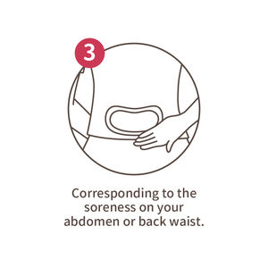 Almohadillas térmicas de hierbas HIBIS con hierro en polvo para aliviar el dolor menstrual, aplicación corporal, 3 piezas/caja - Product Image 6