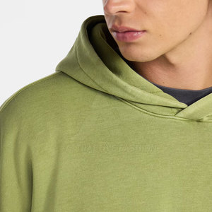 Hoodie homme coupe boxy à manches longues, design personnalisé, fabriqué dans les meilleurs matériaux, streetwear, hoodies basiques coupe boxy pour homme - Product Image 6