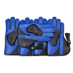 Gants de fauconnerie en cuir véritable de haute qualité, style uni, pour une utilisation en extérieur en toutes saisons, pour la manipulation et l'entraînement des aigles, des faucons et des guépards. - Product Image 2