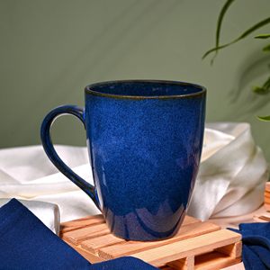 Juego de Tazas de Café de Cerámica Abhita, Modernas, de Lujo, Color Brillante, 350 ml, Ecológicas, Duraderas, Portátiles, Azules, para Oficina y Hogar, Ideales para Regalo - Product Image 4