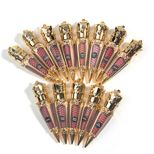 Non-Sticky High Pigment Long lasting <b>Lip</b> Gloss Unique Shaped Gold Crown Carrot <b>Lip</b> Tubes <b>Lip</b> Gloss Vendor - Product Image 4